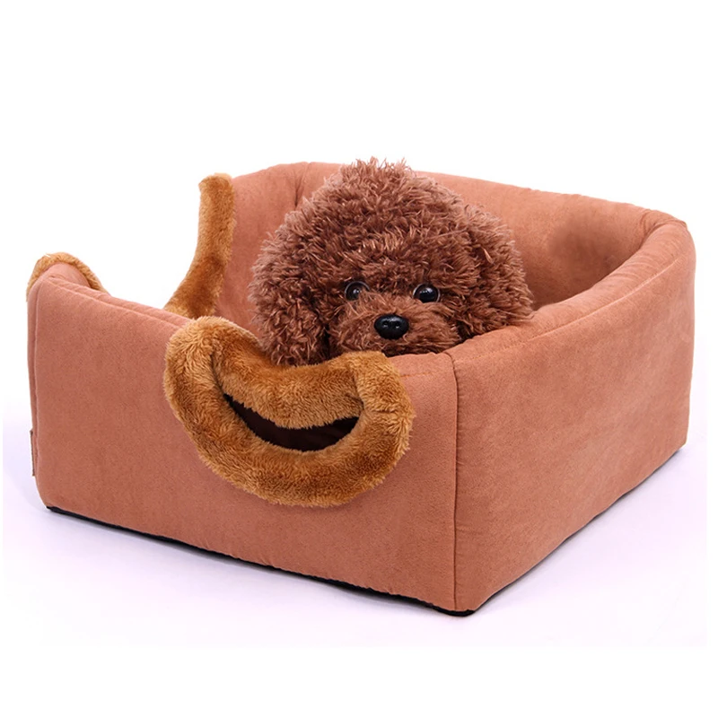 LAPLADOG 2 использует Multifuctional собака дом гнездо с коврик складной Cat кровать для маленьких собак Pet Travel кровать сумка животных сон диваны