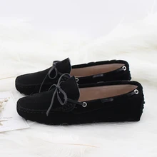 Женская обувь высокого качества; Модные женские мокасины из натуральной кожи на плоской подошве; удобная женская обувь на плоской подошве; Лидер продаж; обувь для вождения