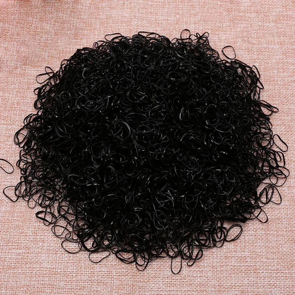 

1000pcs Girls Hair Holders Rubber Band Elastic Hair Bands For Women Haar Hair Accessories