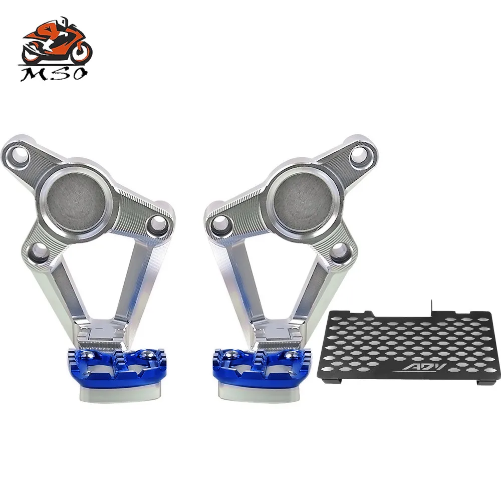 

Motorcycle Accessories Radiator Grille Guard Cover Protector Rear Set Articular Footpeg Folding For HONDA X-ADV 750 XADV 17-2018