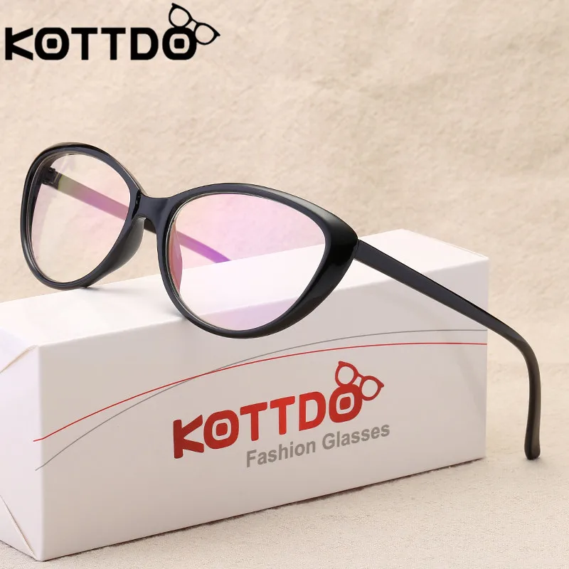 KOTTDO модные женские туфли солнцезащитные очки "кошачий глаз" оправа для очков, Для мужчин оптический каркас s ретро очки компьютерные очки прозрачные очки
