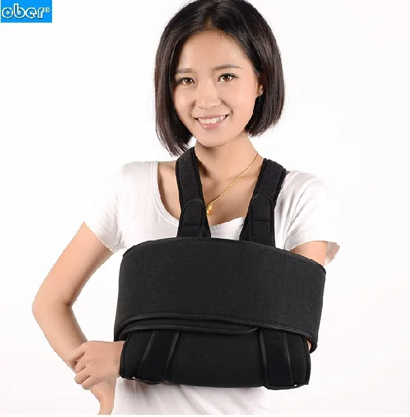 Deluxe Universal Medical Shoulder Arm Sling Swathe Brace Reinforced Immobilizer Broken Arm
