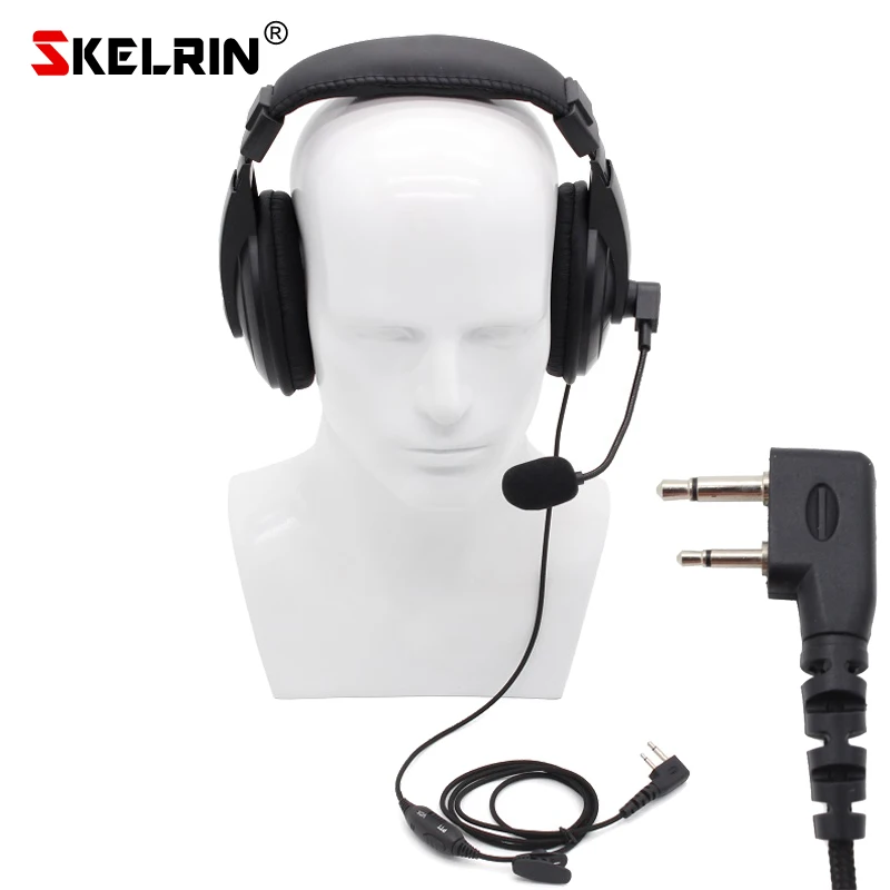 Walkie Talkie гарнитура VOX PTT портативный радиомикрофон для ICOM IC V8 V80 V85 F11 F11S Vertex F31 MAXON