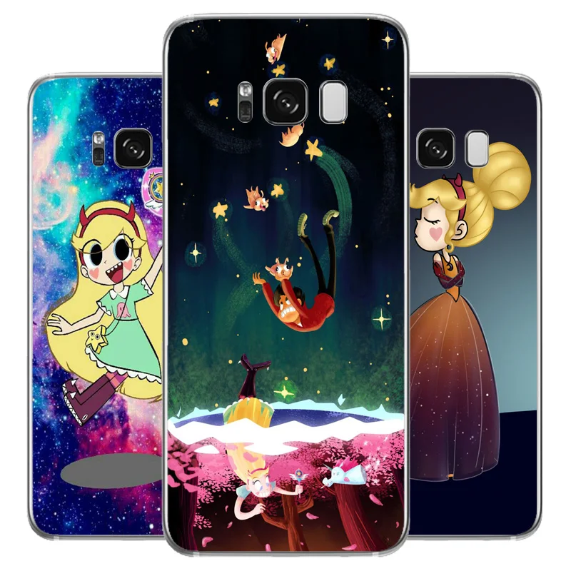 N409 Star Vs Soft TPU Silicone Cover For Samsung Galaxy S5 S6 S7 S8 S9 S10 5G S10E Lite Edge Plus Case |