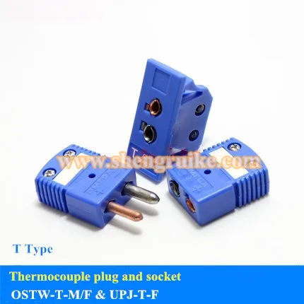 

Omega Thermocouple plug T Type Round Pin connector socket