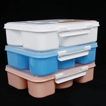

1170 ML Microwave Bento Lunch Box + Spoon Utensils Picnic Food Container Storage Box DIY Food Storage Container Lunch Box Hot
