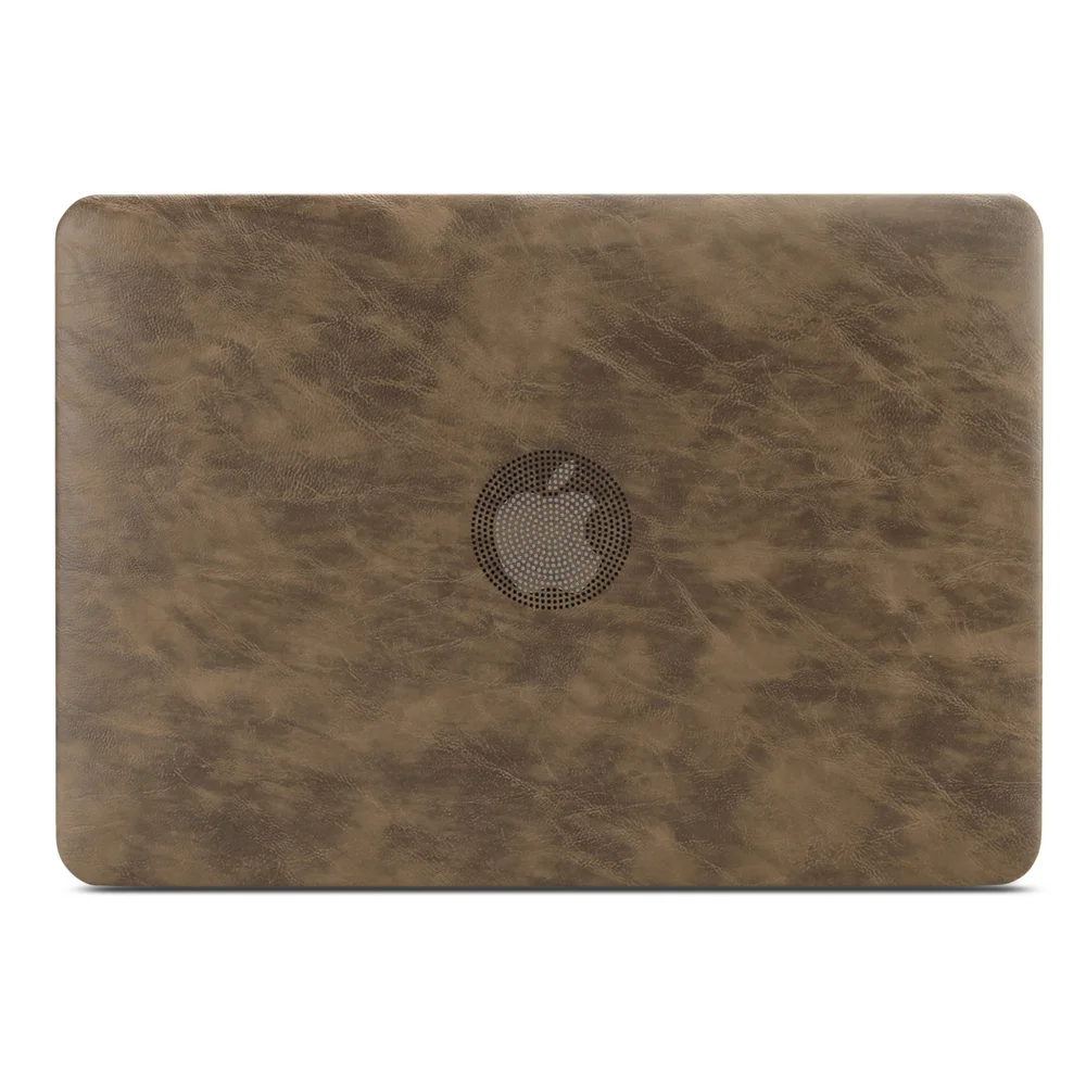 Внешний корпус из ПУ кожи и жесткий пластиковый чехол для ноутбука MacBook Air Pro Retina 11