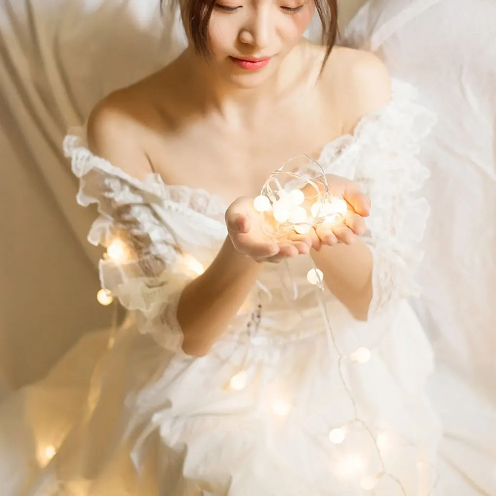 

6m 19.69ft 40 LEDs Photos Clip String Light Battery Operated/USB Night Light for Christmas Festival Home Decor Sale Drop Ship