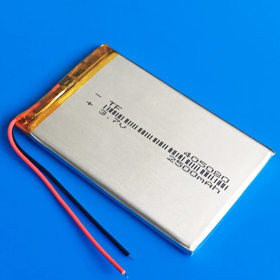 Литий полимерная аккумуляторная батарея 5x3 7 в 2500 мАч 405080 для GPS DVD PDA PAD power bank