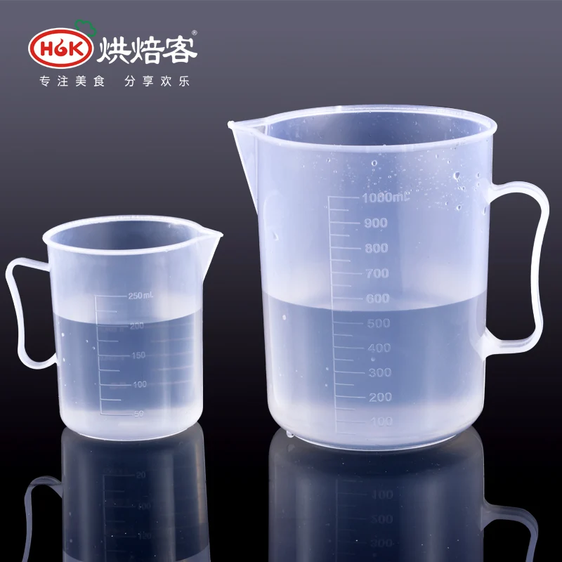 HK 300ml baking Measuring Cup weighing tool with scale transparent