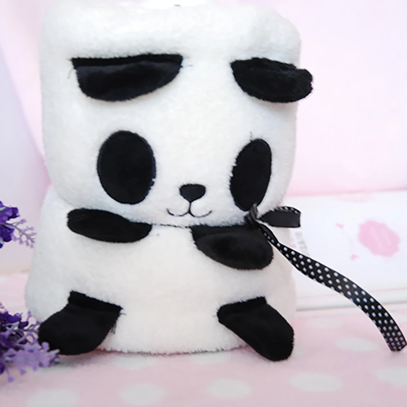 1 Piece Baby Kids Color Animal Pillow Folded Quilt Napping Blanket Plush Stuffed Soft Doll