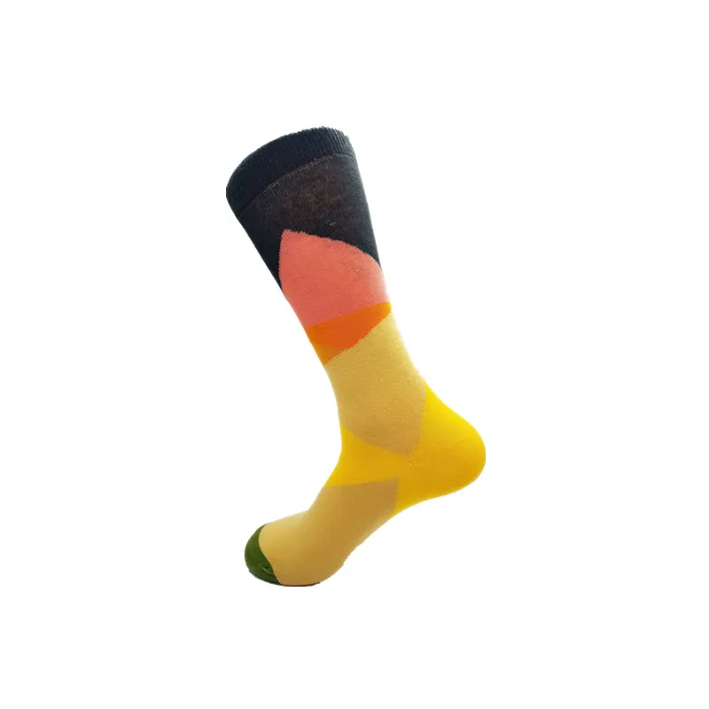 Летние счастливые носки для женщин, чёсаный хлопок, высокие носки до щиколотки, смешанные забавные мультяшные животные, фрукты, harajuku, модная уличная одежда - Цвет: 15