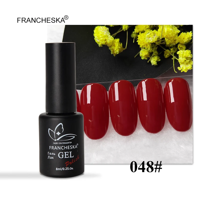 8ml uv gel 048 Праймер для ногтей Francheska, основа для чистящих средств и клея для ногтей, УФ Гель-лак, наконечники, УФ-гель, система, маникюрные советы, функция использования - Цвет: 8ml uv gel 048