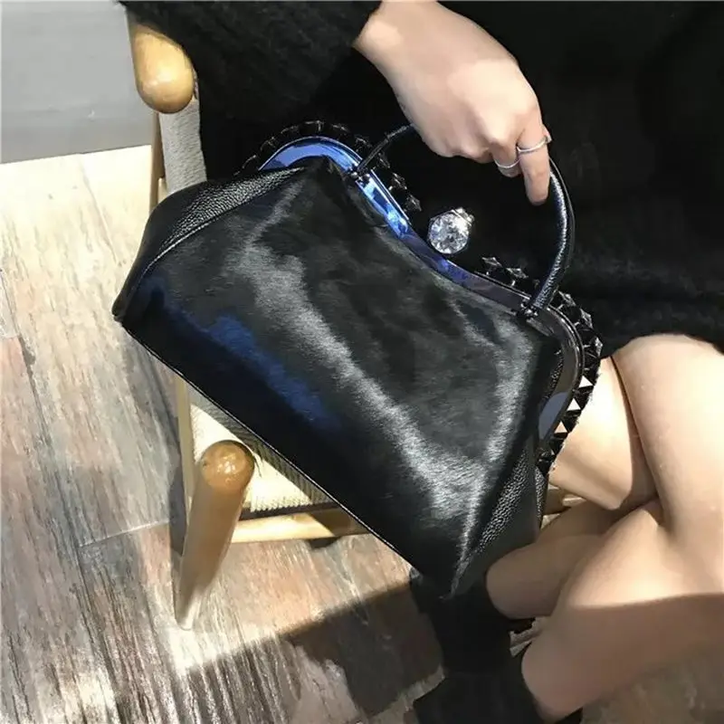 Beste Fashion Design Leer Bont Soft Real Leather Vrouwen Handtas Twee Stukken Vrouwelijke Schoudertas Meisjes Messenger Bag Casual Vrouwen tas