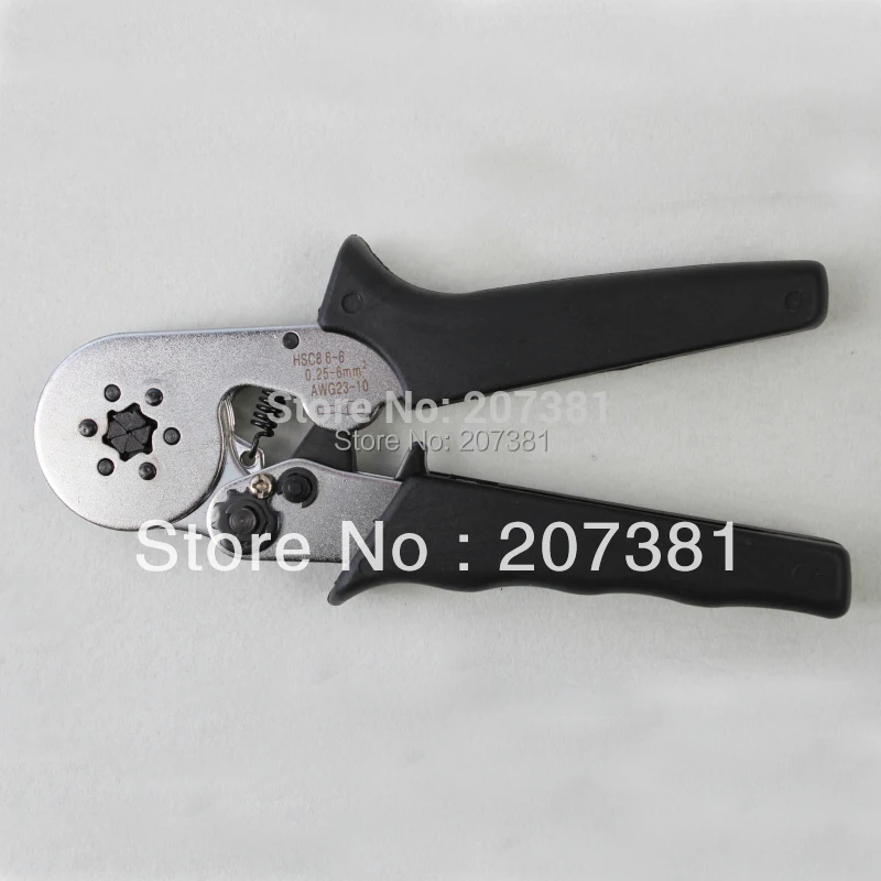 FREE SHIPPING HSC8 6-6 MINI-TYPE SELF-ADJUSTABLE CRIMPING PLIER 0.25-6mm terminals crimping tools multi tool hands pliers~ | Инструменты
