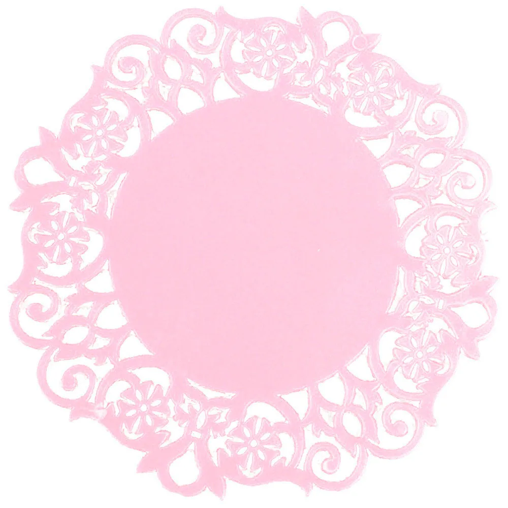 Кружевная силиконовая подставка для чайных чашек с цветочным рисунком, коврики для чайных чашек, изоляционные салфетки, Прямая поставка