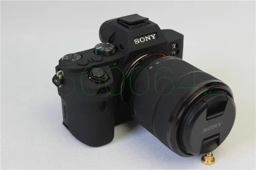 Colore Nero Morbido Silicone Della Cassa Della Macchina Fotografica Sacchetto Protettivo Corpo Per Sony Ilce-7M2 A7Ii A7Ii A7R2 Marchio 2 Di Gomma Del
