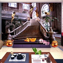 Пользовательские фото обои европейский стиль церковный Ангел 3D настенная гостиничная гостиная пейзаж обои Papel де Parede 3D Sala