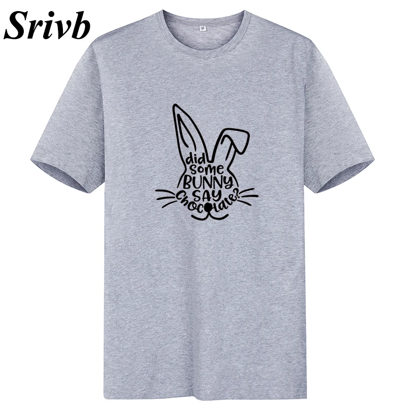 Srivb Did Some Bunny Say Женская Футболка harajuku большого размера модная женская футболка с