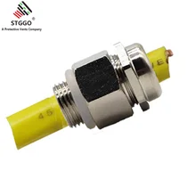 Пылезащитные гидрофобные IP 68 металлические M16* 1,5 мм вентилируемые наружные корпуса Кабельные сальники