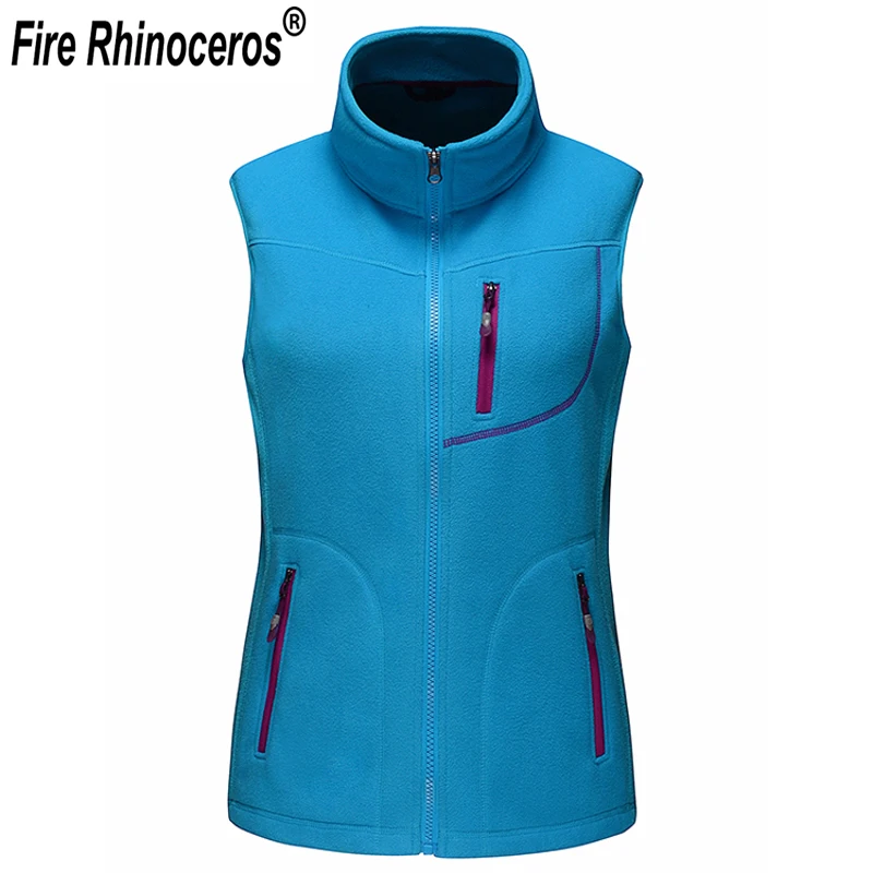 New Outdoor Fleece Vest Women Winter Hiking Climbing Trekking