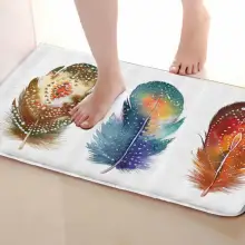 Перо Стиль открытый Коврики S, забавные Нескользящие Для ванной Коврики, двери Коврики S, дверь входная Коврики s