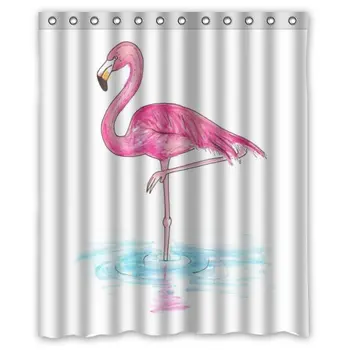

High Quality And New Fashion Flamingo waterproof Shower Curtain (60" x 72") Bathroom curtains