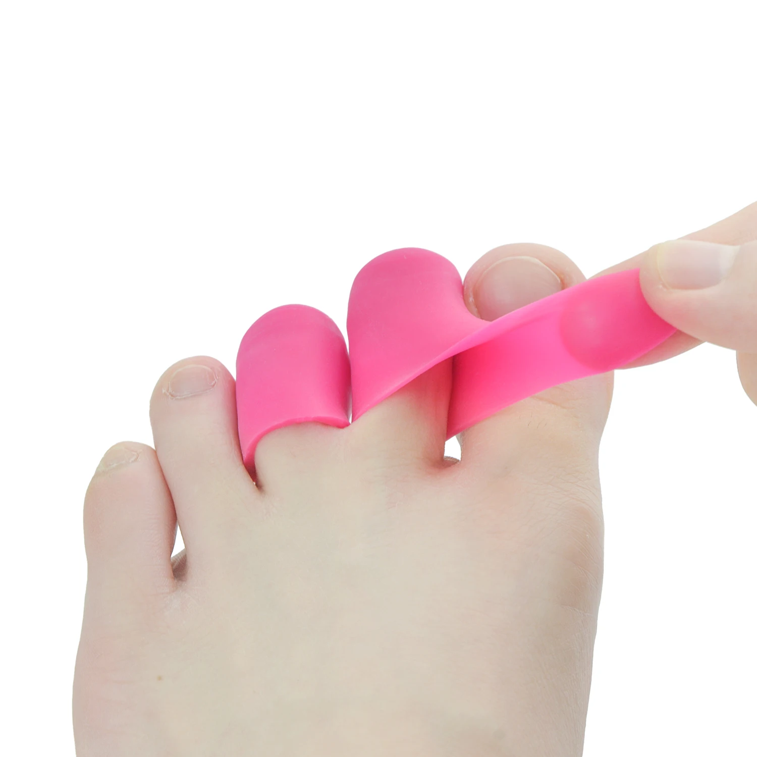 2Pcs Foot Corns Blisters Remover Gel Tube Bandage Little Finger & Toe