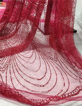 

tulle mesh polyester fabric lace material high quality African lace fabric for sewing fabric for dress