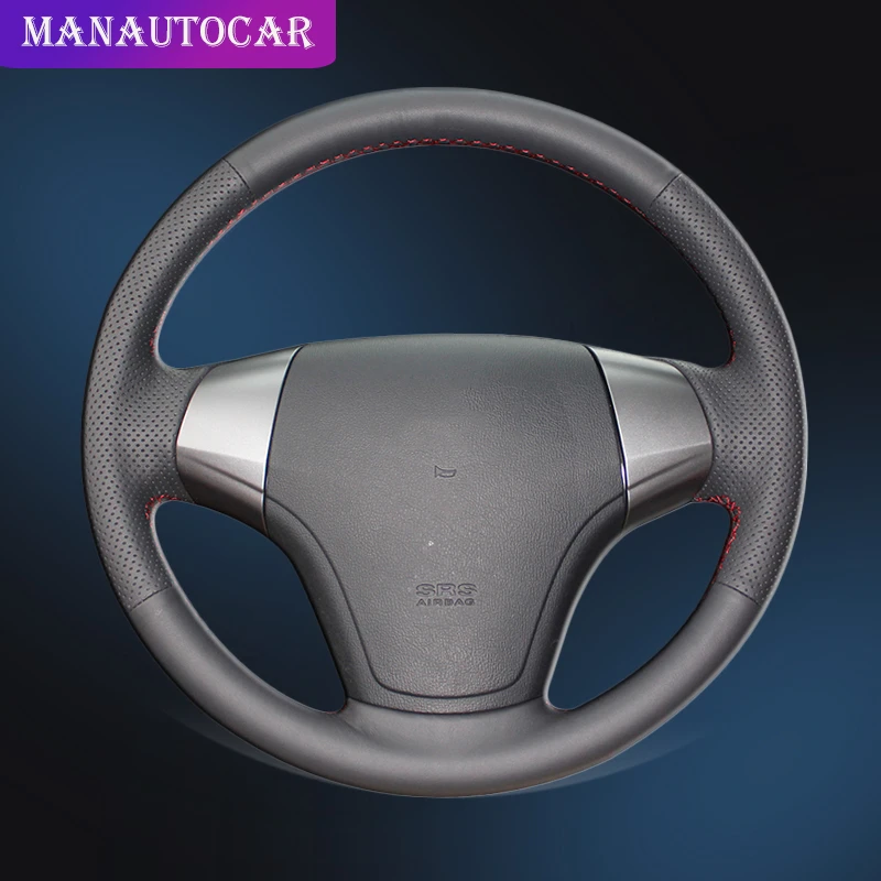 

Car Braid On The Steering Wheel Cover for Hyundai Elantra 2008-2010 Auto Steering Wheel Cover Car-styling Interior Accessories