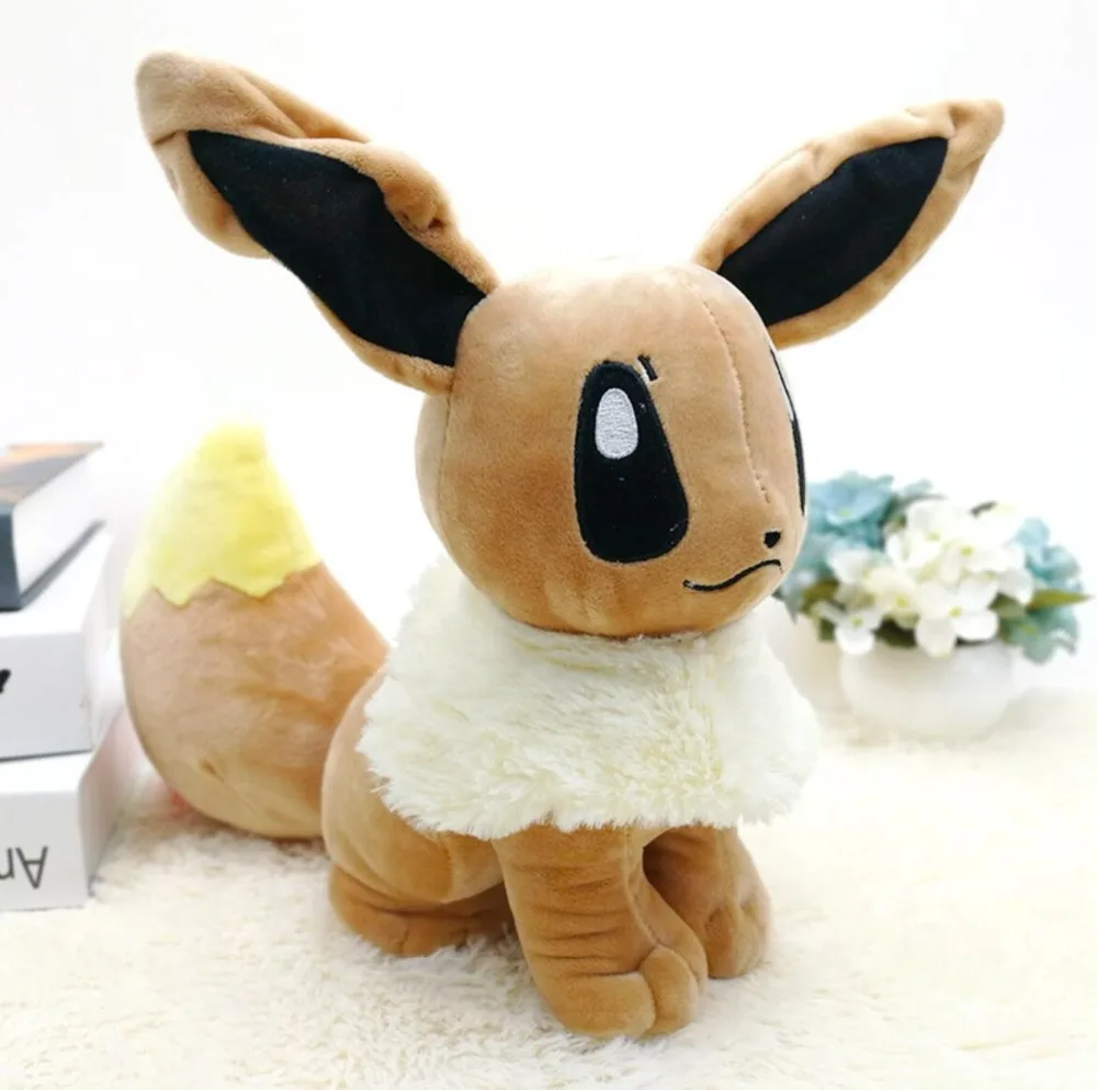 Eevee плюшевые игрушки милые аниме Олень Кукла Детская подарок мягкие чучело kawaii Пикачу