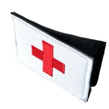 

Red Cross Paramedic Army Combat Morale First Aid Patches Tactical Armband Insignia Patch Badge Patch