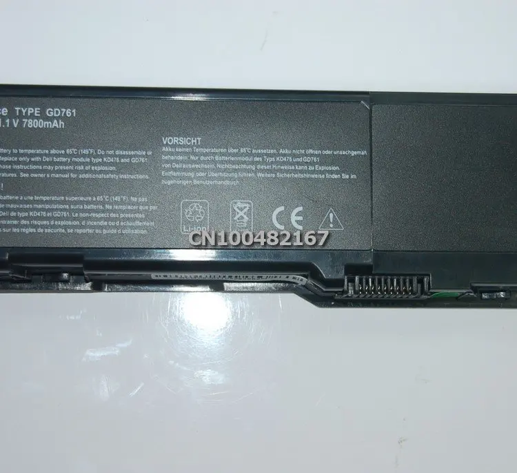 Аккумулятор 6600 мАч для Dell Inspiron 1501 6400 E1505 Latitude 131L Vostro 1000 XU937 UD267 UD265 GD761 JN149 KD476 PD942