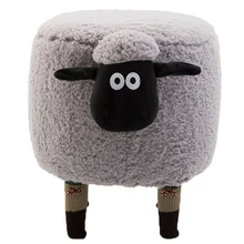 15% Off セール! 糸くずソファ靴スツールプーフ椅子オットマン豆袋子供のおもちゃ収納スツール木製北欧ホームデコ家(China)