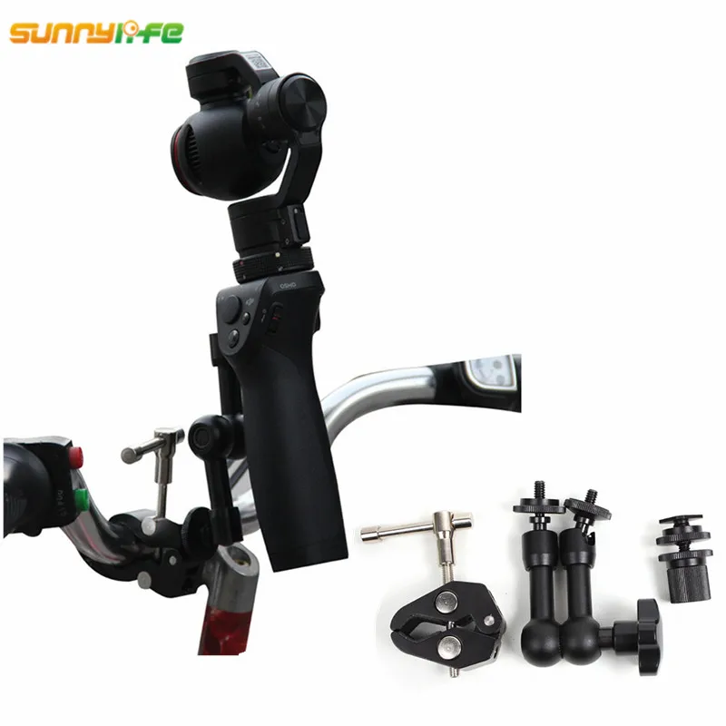 Sunnylife велосипедный кронштейн для камеры DJI OSMO Mobile + стабилизатор держатель ручной