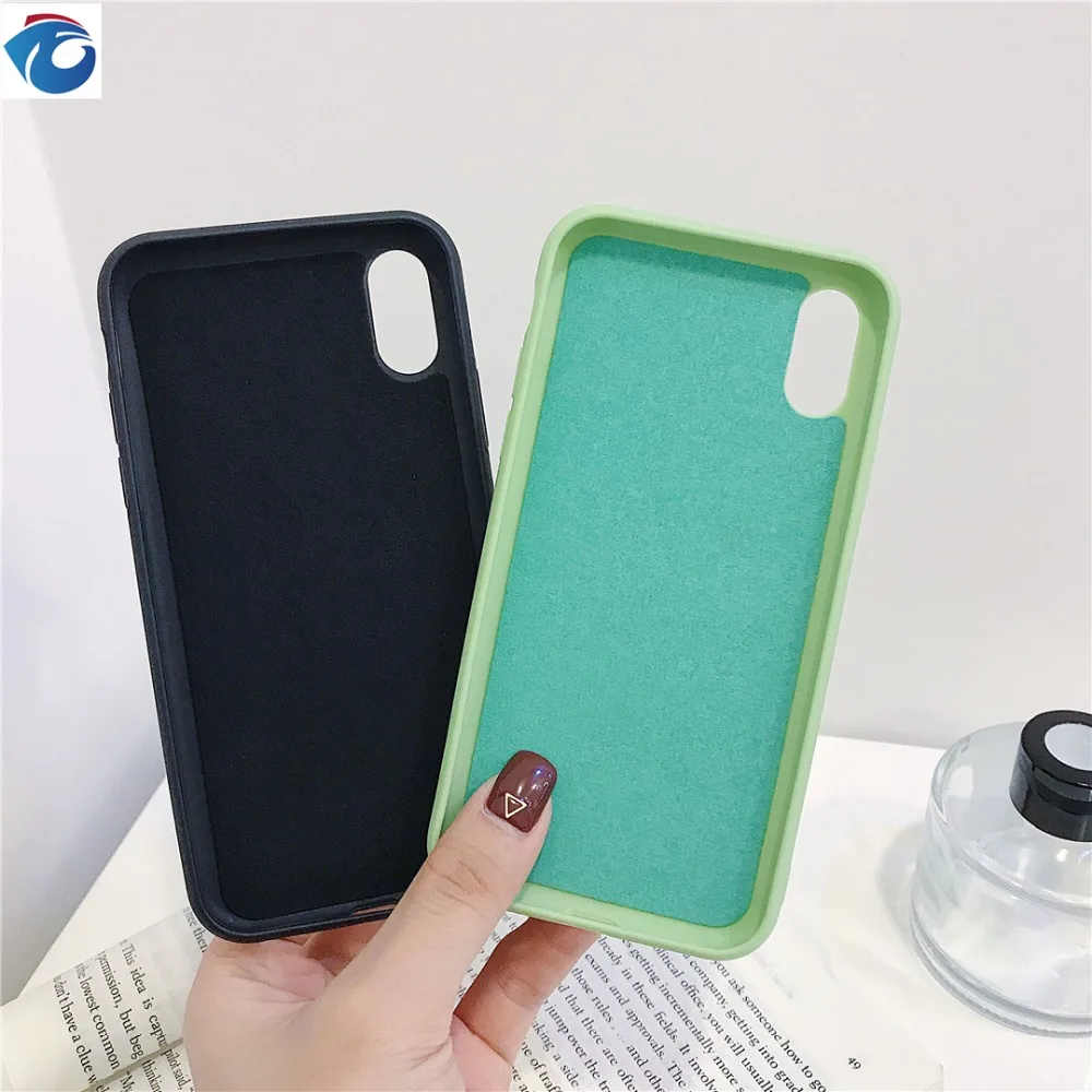 HUANQING Luxury Liquid Silicone Case For iPhone 7 6 Plus Phone Cover for Apple iPhone 8 6s Plus X XS XS MAX XR Protection Phone Case16