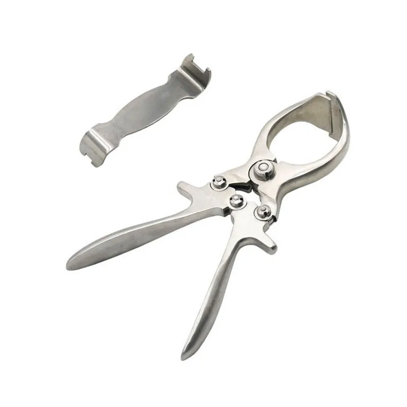 

23 cm Pig Castration Clamp Stainless Steel Tools Bloodless Pig Castration Clamp Farm Animal Forceps