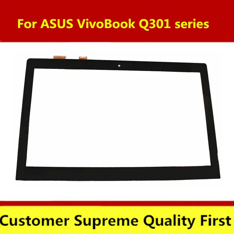 Сенсорный экран для ноутбука с рамкой стеклянный объектив Asus Q301 Q301L Q301LA Q301LP +