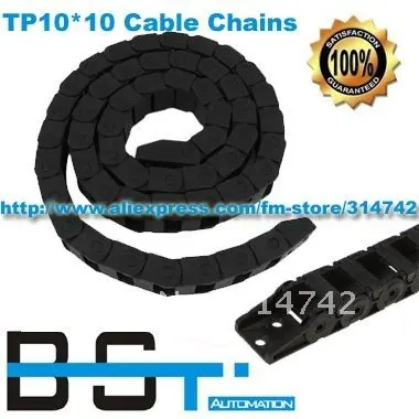 

10 meter 10x10mm cable chains +10meter 10*15mm Plastic cable drag chains