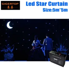 High Quality 5M*5M Led Star Curtain RGB/RGBW LED Star Cloth LED Backdrops for DJ Stage Wedding China Backdrops Light Curtains