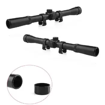 

Mounchain 4x Telescopic Scope Sights Monocular Hunting Riflescopes 4x20 Air Riflescope for 22 Caliber Rifles 0.75 inch Scope Tub