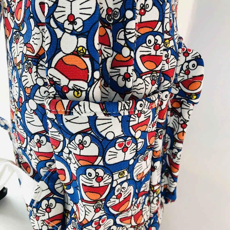 IVYYE, Doraemon, Смайл, парусиновые рюкзаки, рюкзаки, мультяшный Школьный рюкзак, повседневные студенческие сумки, дорожный ранец, унисекс, Новинка