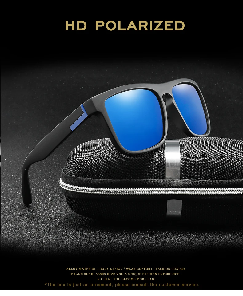 Резиновая рама TAC поляризационные очки Polaroid гибкие Унисекс Роскошные брендовые вождения солнцезащитные очки для мужчин квадратные UV400 Gafas подарки