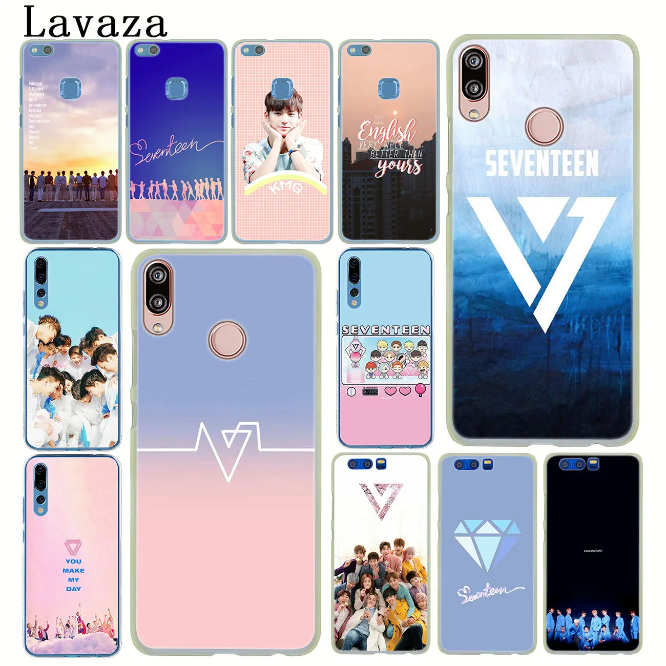 Чехол для телефона Lavaza Seventeen JUN DK JOSHUA kpop Huawei P30 P20 P10 P9 Plus P8 Lite Mini 2017 2016 P smart Z