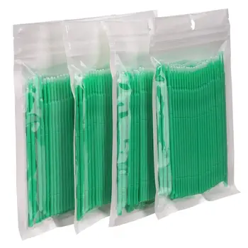 

400pcs/pack Disposable Makeup Cotton Swabs Eyelash Extension Grafting Tools Kit Durable Micro Individual Lash Removing Tools