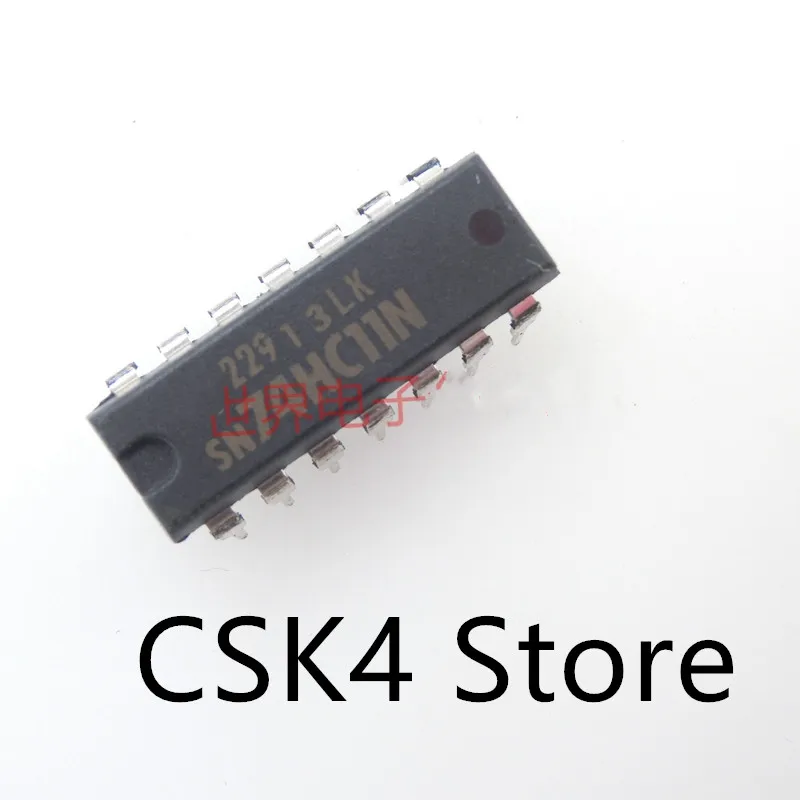100% новый и оригинальный SN74HC11N SN74HC11 DIP14 | Электроника