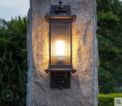 Porta de Entrada Lâmpada de Parede Impermeável ao ar Lâmpada do Jardim Terraço ao ar Parede do Corredor Simples Livre Pendurado Villa Levou Varanda Lâmpada