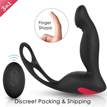 Massagem de próstata para homem controle remoto vibrador pênis anel vibrador vibrador anal atraso ejaculação mas plugues sexo brinquedo aneros