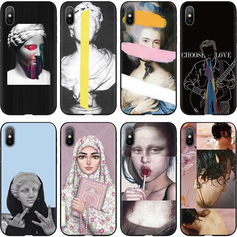 

TPU Cover For iPhone XS Max X 5 5S SE 6 6S 7 8 Plus Case For Huawei Mate 10 20 Nova 3 3i For Honor 8X 6A 7A Pro 10 9 Lite Fundas