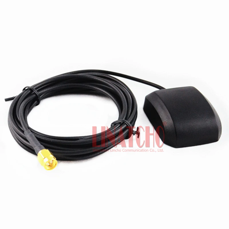car gps navigation 1575 42mhz gps antenna gps patch antenna 3 meter Cable SMA Male Straight 2